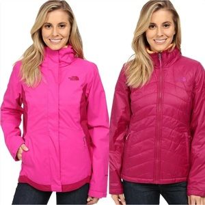 THE NORTH FACE WOMENS MOSSBUD SWIRL TRICLIMATE 3IN1 JACKET SNOW WINTER COAT NEW